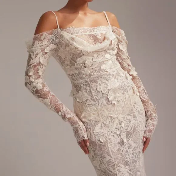 New ASOS wedding dress FREE EARRINGS - Picture 8 of 16